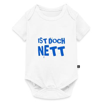 ich finde es gut - Baby Premium Kurzarmbody - Weiß - Vorne