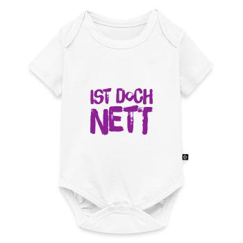 ich finde es toll - Baby Premium Kurzarmbody - Weiß - Vorne