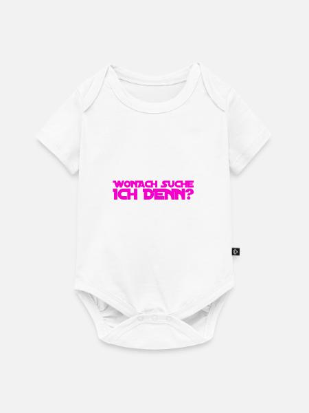 auf der Suche wonach? - Baby Premium Kurzarmbody - Weiß
