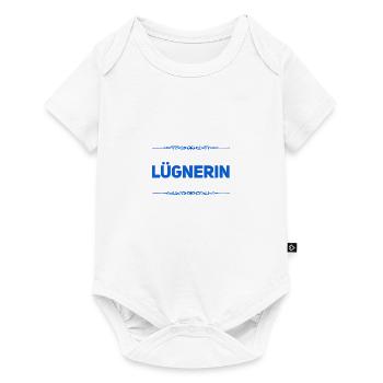 vor dir steht eine Lügnerin - Baby Premium Kurzarmbody - Weiß - Vorne