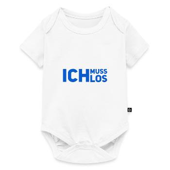 ich muss los - Baby Premium Kurzarmbody - Weiß - Vorne