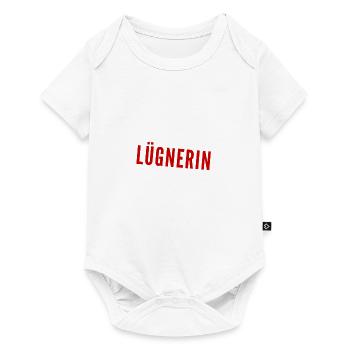 ich mag es zu lügen - Baby Premium Kurzarmbody - Weiß - Vorne