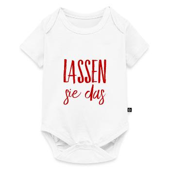 stoppen sie das - Baby Premium Kurzarmbody - Weiß - Vorne