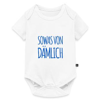 richtig doof - Baby Premium Kurzarmbody - Weiß - Vorne