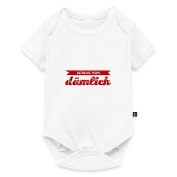 beknackt - Baby Premium Kurzarmbody - Weiß - Vorne