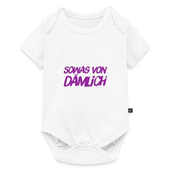richtig doof - Baby Premium Kurzarmbody - Weiß - Vorne
