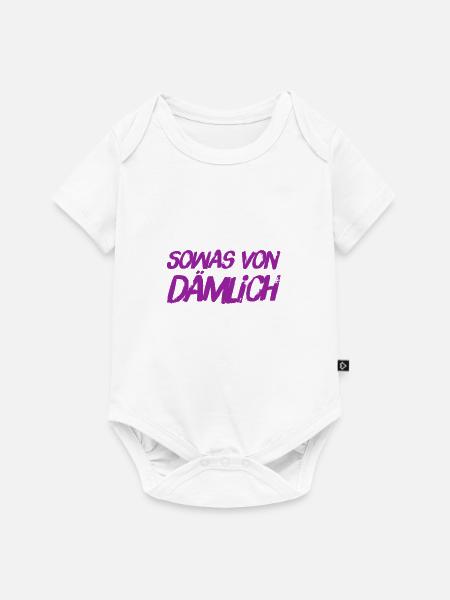 richtig doof - Baby Premium Kurzarmbody - Weiß