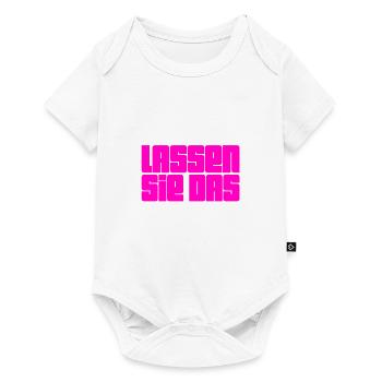 lassen sie das - Baby Premium Kurzarmbody - Weiß - Vorne