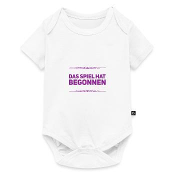 der Startschuss ist gefallen - Baby Premium Kurzarmbody - Weiß - Vorne