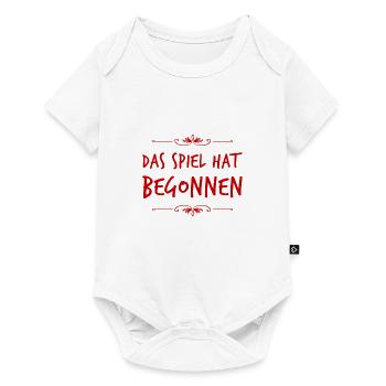 los geht es - Baby Premium Kurzarmbody - Weiß - Vorne