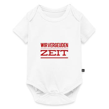 Zeitvergeudung - Baby Premium Kurzarmbody - Weiß - Vorne