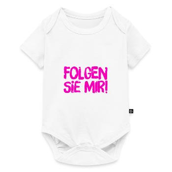 ich gehe voran - Baby Premium Kurzarmbody - Weiß - Vorne