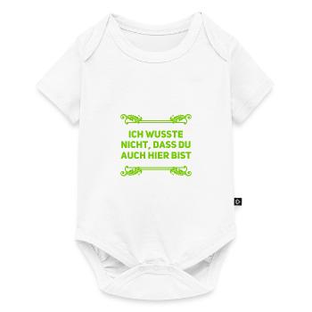 Wiedersehen - Baby Premium Kurzarmbody - Weiß - Vorne