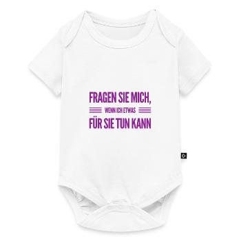 Hilfe gefällig? - Baby Premium Kurzarmbody - Weiß - Vorne