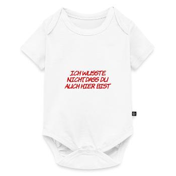 schön dich zu sehen - Baby Premium Kurzarmbody - Weiß - Vorne