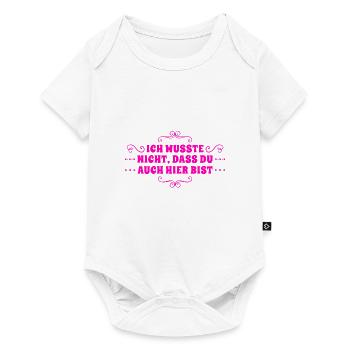 endlich sehen wir uns wieder - Baby Premium Kurzarmbody - Weiß - Vorne