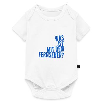 der Fernseher ist komisch - Baby Premium Kurzarmbody - Weiß - Vorne