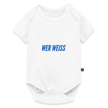 keine Ahnung - Baby Premium Kurzarmbody - Weiß - Vorne