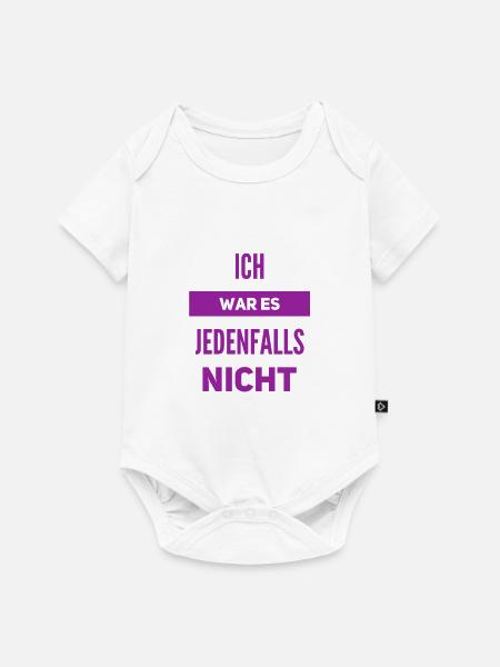 mich trifft keine Schuld - Baby Premium Kurzarmbody - Weiß