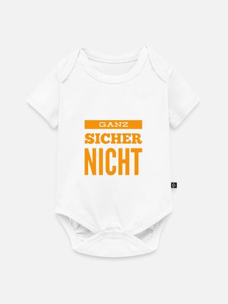 ich bin mir sicher - Baby Premium Kurzarmbody - Weiß