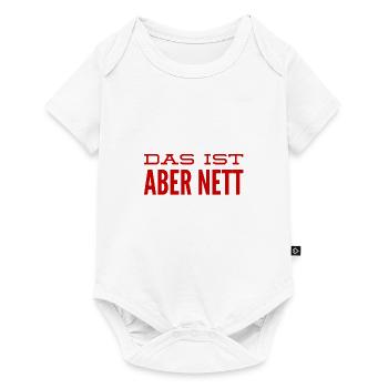 voll nett - Baby Premium Kurzarmbody - Weiß - Vorne