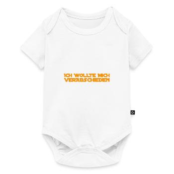 ich wollte lebe wohl sagen - Baby Premium Kurzarmbody - Weiß - Vorne