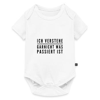 ich verstehe nur Bahnhof - Baby Premium Kurzarmbody - Weiß - Vorne