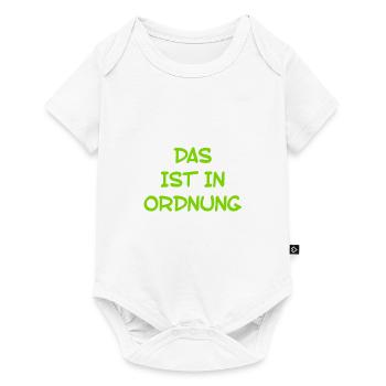 voll in Ordnung - Baby Premium Kurzarmbody - Weiß - Vorne
