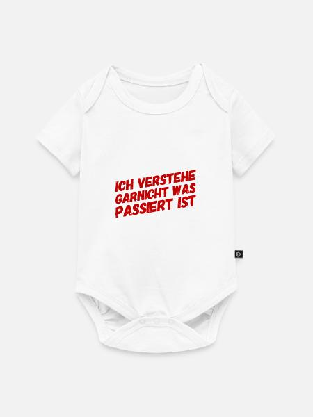 ich verstehe es nicht - Baby Premium Kurzarmbody - Weiß