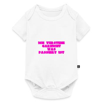 ich verstehe nichts - Baby Premium Kurzarmbody - Weiß - Vorne