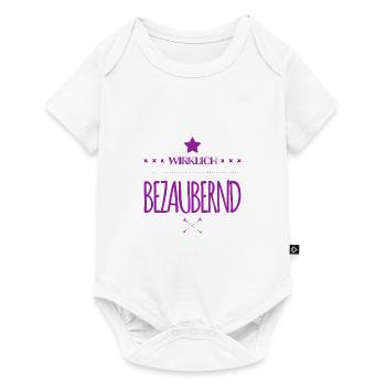ich bin richtig bezaubernd - Baby Premium Kurzarmbody - Weiß - Vorne