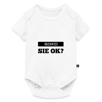 sind sie ok? - Baby Premium Kurzarmbody - Weiß - Vorne
