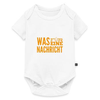 interessante Nachrichten - Baby Premium Kurzarmbody - Weiß - Vorne