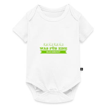 good news - Baby Premium Kurzarmbody - Weiß - Vorne