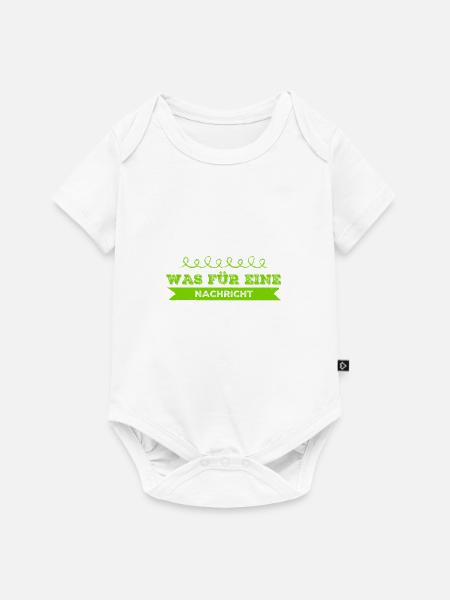 good news - Baby Premium Kurzarmbody - Weiß