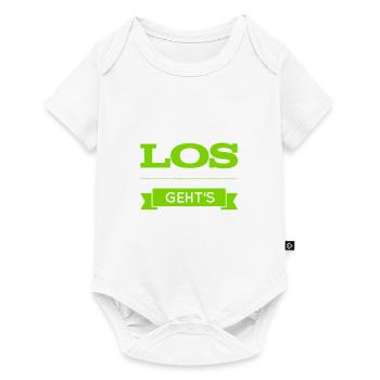 legen wir los - Baby Premium Kurzarmbody - Weiß - Vorne