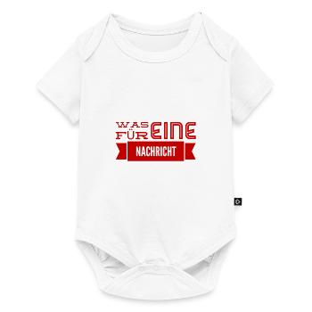 das habe ich nicht erwartet - Baby Premium Kurzarmbody - Weiß - Vorne