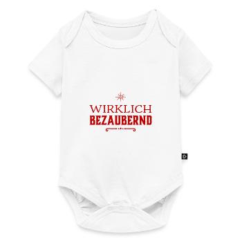 richtig bezaubernd - Baby Premium Kurzarmbody - Weiß - Vorne
