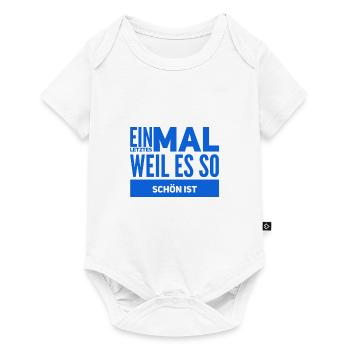 zum Abschluss - Baby Premium Kurzarmbody - Weiß - Vorne