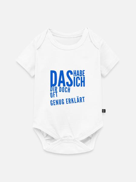 keine Lust mehr - Baby Premium Kurzarmbody - Weiß