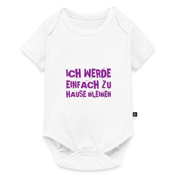 ich will nicht feiern gehen - Baby Premium Kurzarmbody - Weiß - Vorne