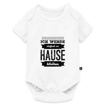 Partys sind out - Baby Premium Kurzarmbody - Weiß - Vorne