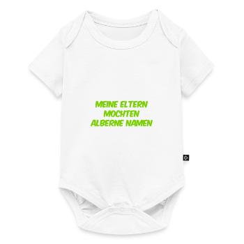 mein Name ist albern - Baby Premium Kurzarmbody - Weiß - Vorne