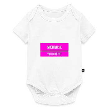 möchten sie Tee? - Baby Premium Kurzarmbody - Weiß - Vorne
