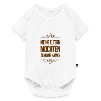 ich habe einen witzigen Namen - Baby Premium Kurzarmbody - Weiß - Vorne