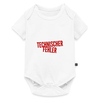 hier ist was faul - Baby Premium Kurzarmbody - Weiß - Vorne