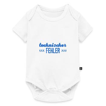 funktionsunfähig - Baby Premium Kurzarmbody - Weiß - Vorne