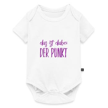 das ist dabei der Punkt - Baby Premium Kurzarmbody - Weiß - Vorne