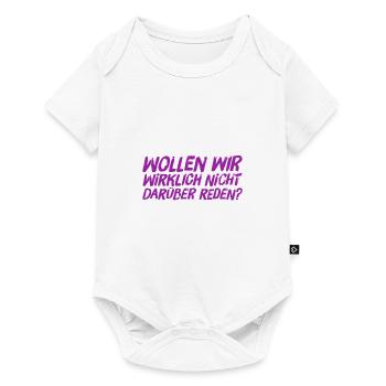 Bock zu reden? - Baby Premium Kurzarmbody - Weiß - Vorne