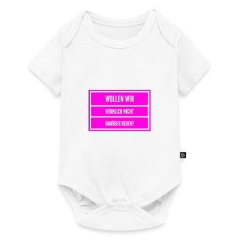 hast du Redebedarf? - Baby Premium Kurzarmbody - Weiß - Vorne